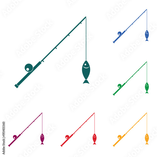 Fishing rod icon