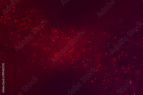 abstract christmas gradient red background with red bokeh flowing  valentine day love relationship holiday event festive concept