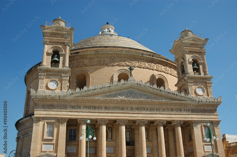 Sanctuaire Sainte-Marie-de-l'Assomption de Mosta, île de Malte