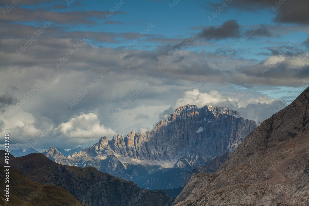 Typical beautiful landscape somewhere in Dolomites