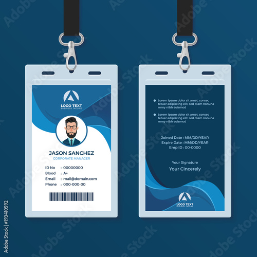 Corporate ID Card Design Template