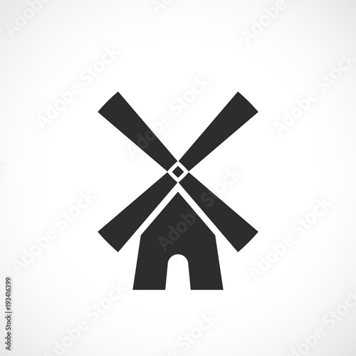 Wind mill vector icon