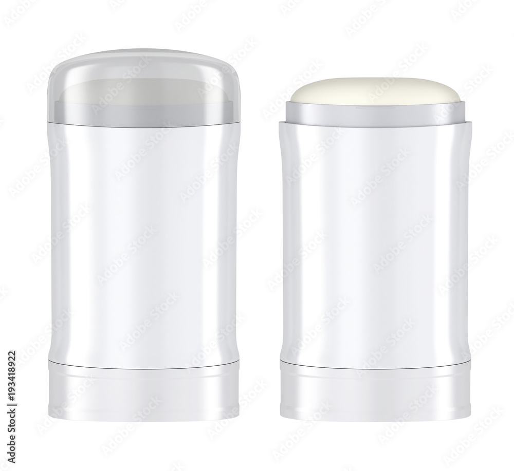 Antiperspirant sticks on white background Antiperspirant sticks on white background
