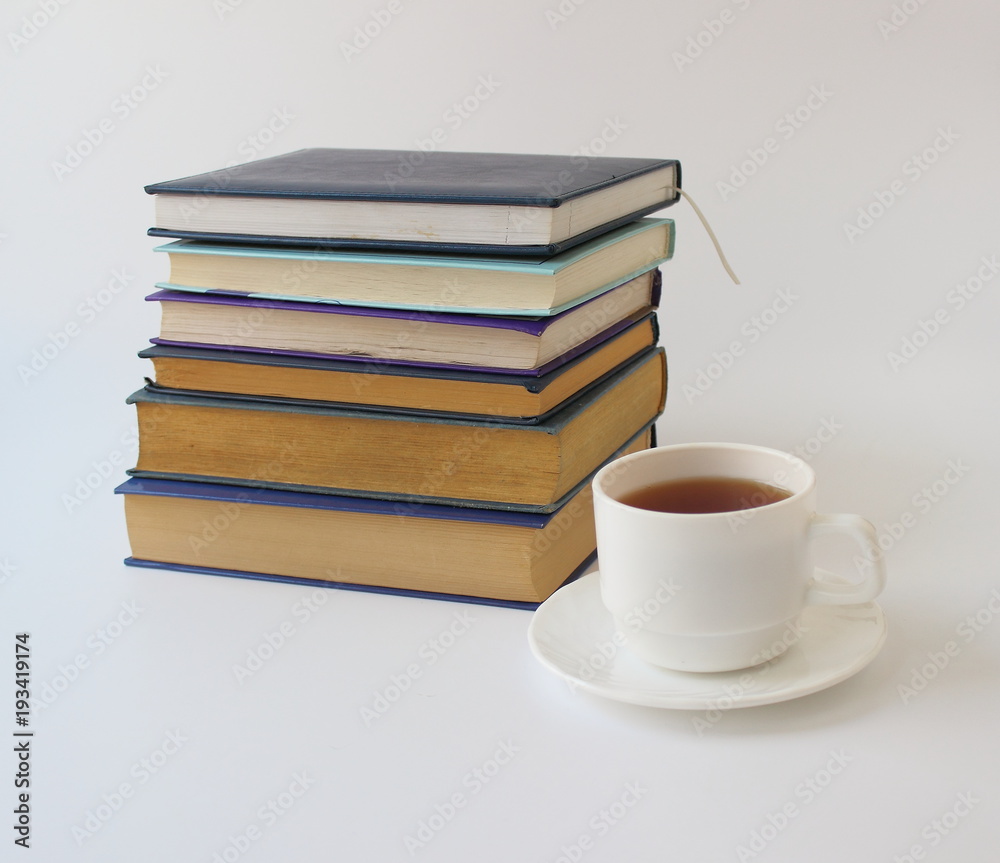 Fototapeta premium A stack of books