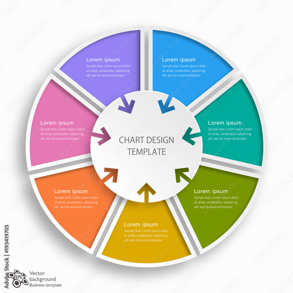 Chart Design Template_7-Step Process #Vector Graphics Chart Design Template_7-Step Process #Vector Graphics