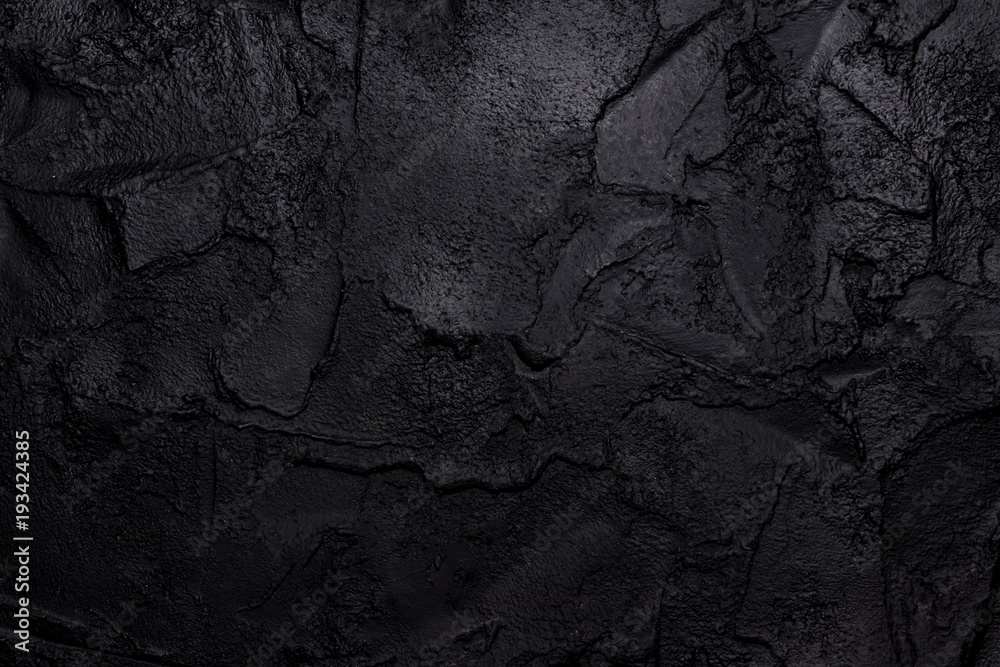 Black textured concrete