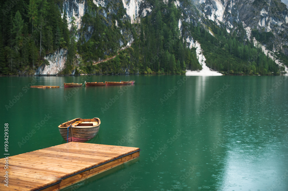 boat in the lake