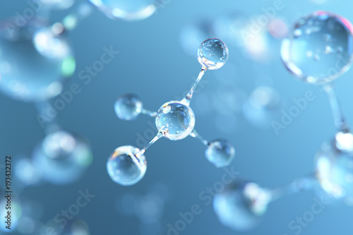 Abstract Molecule Background