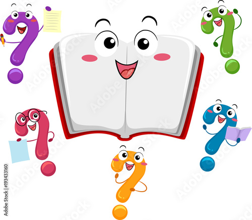 Mascot Question Mark Book I...