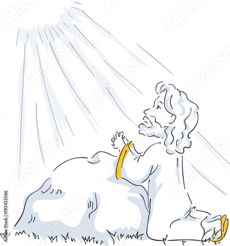 Man Jesus Agony In The Gard...