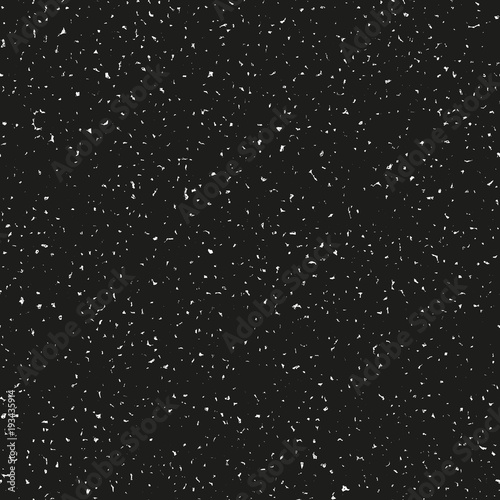 Black bold grungy seamless vector texture. Decorative layout for adding roughness to design with any resolution. Tileable pattern for endless repetition.