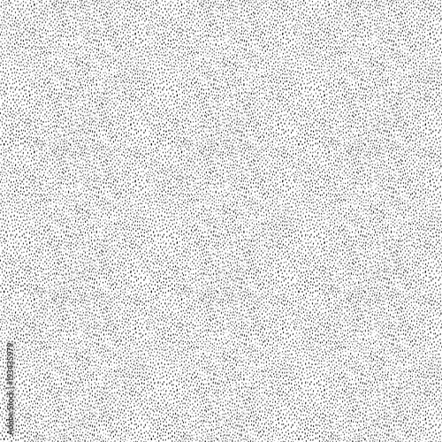 Ditsy noise abstract vector seamless texture. Tiny dots and strokes in balanced seamless halftone pattern. Grungy layout for adding roughness and messy look to design or illustration.