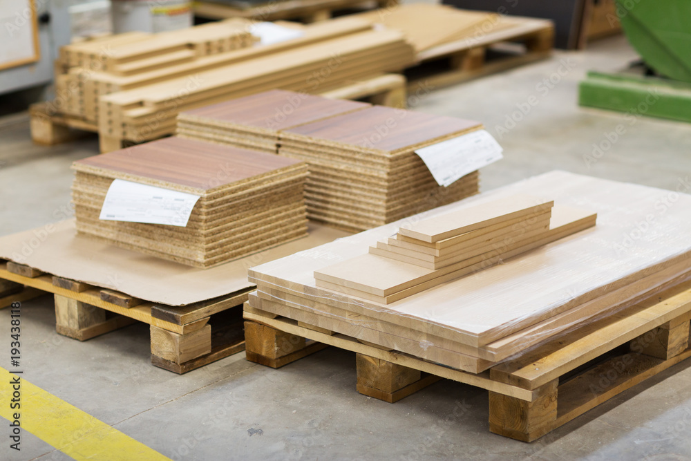 wooden boards and chipboards storing at factory wooden boards and chipboards storing at factory