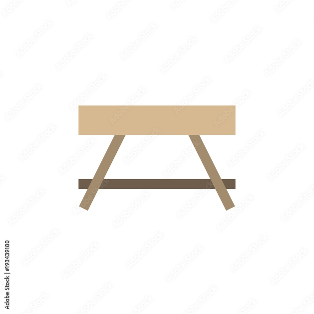 Camping & adventure icons - wooden table Camping & adventure icons - wooden table