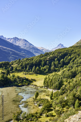 Torres del Paine National Park Landscape Panorama