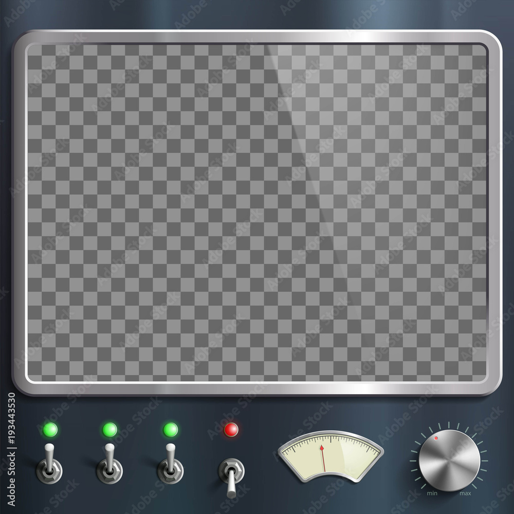 Device screen with dashboard Stock Vector | Adobe Stock