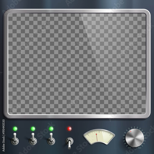 Device screen with dashboard