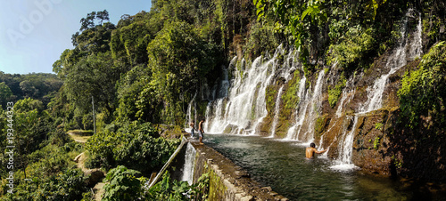 Waterfall in the El Imposible National Park in El Salvador.