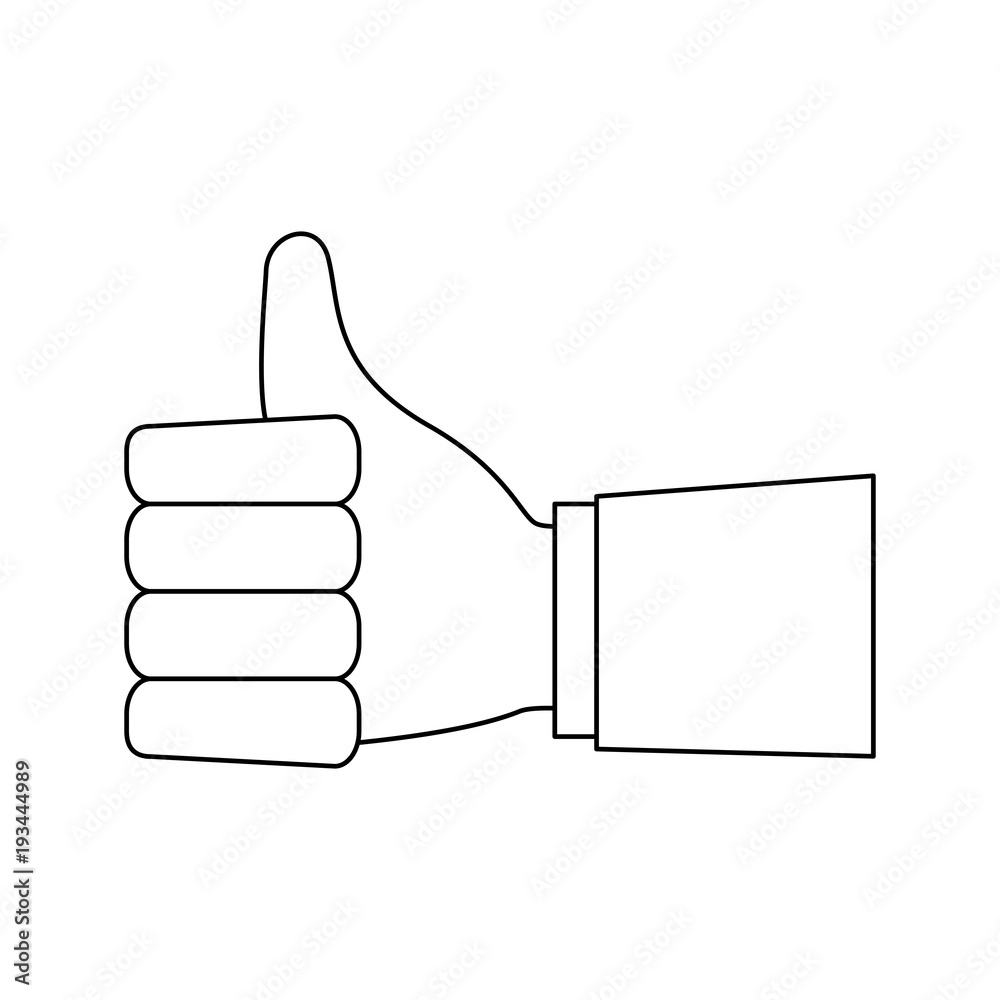 Hand with thumb up symbol icon vector illustration graphic design Hand with thumb up symbol icon vector illustration graphic design