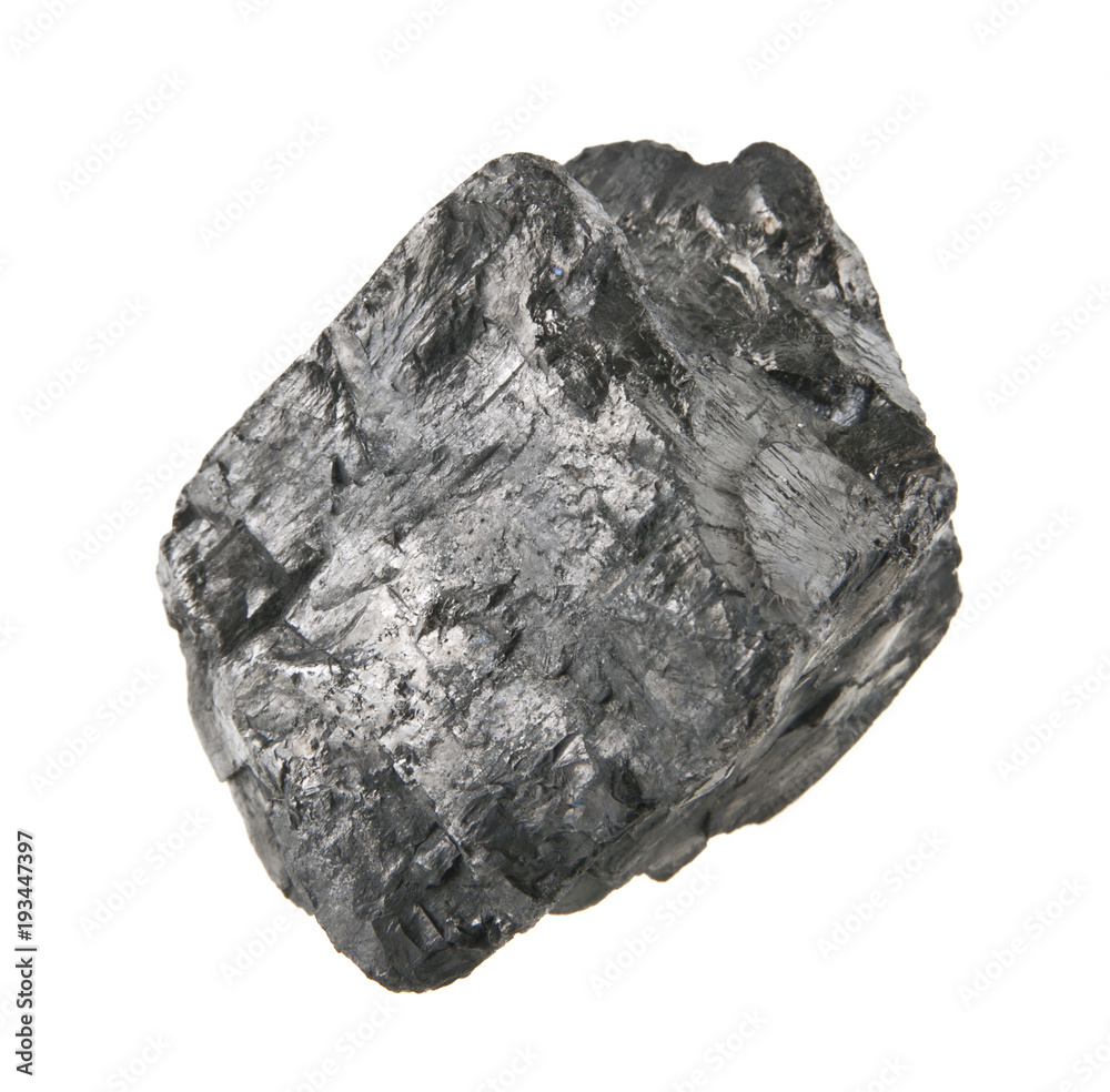 Obraz premium coal isolated on white background