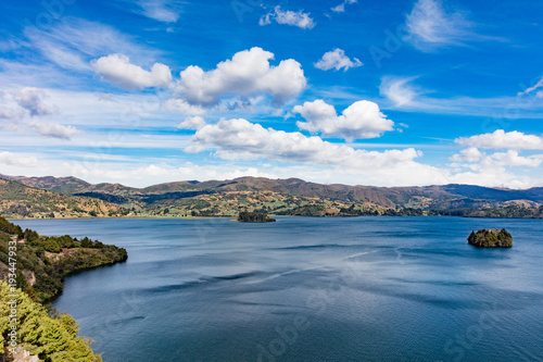 Laguna de Tota Lake  Boyaca in Colombia South America photo