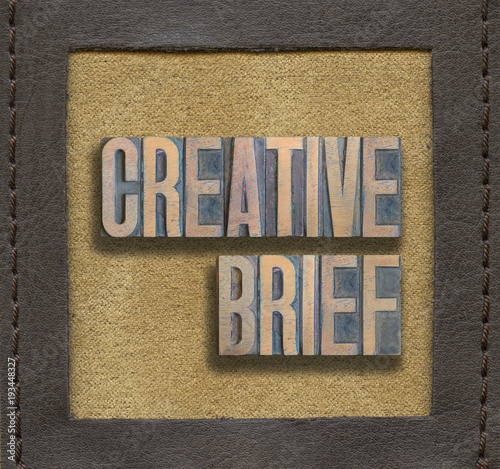 creative brief framed