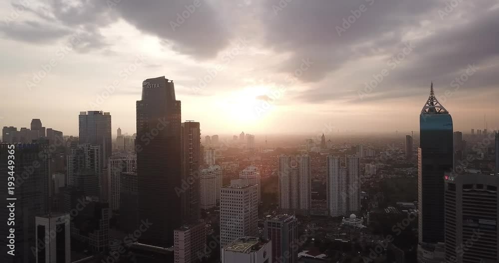 Scenery of skyscrapers in Jakarta Scenery of skyscrapers in Jakarta