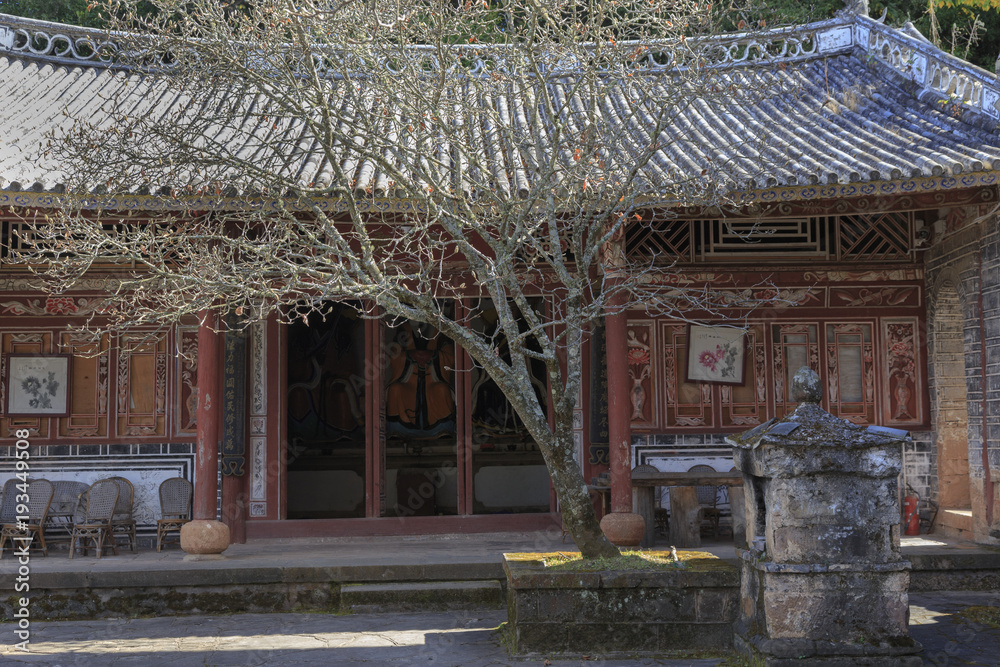 Taoist temple in  Weibaoshan China
