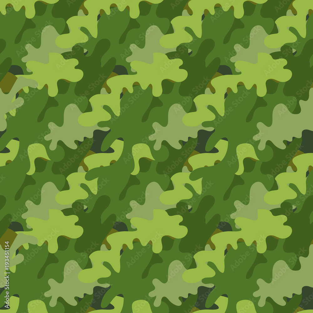 seamless camouflage pattern for textiles