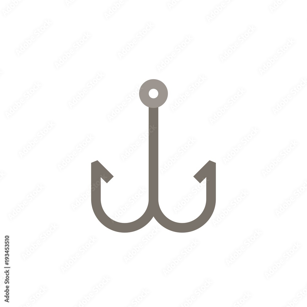 Camping & adventure icons - fishing bait Camping & adventure icons - fishing bait