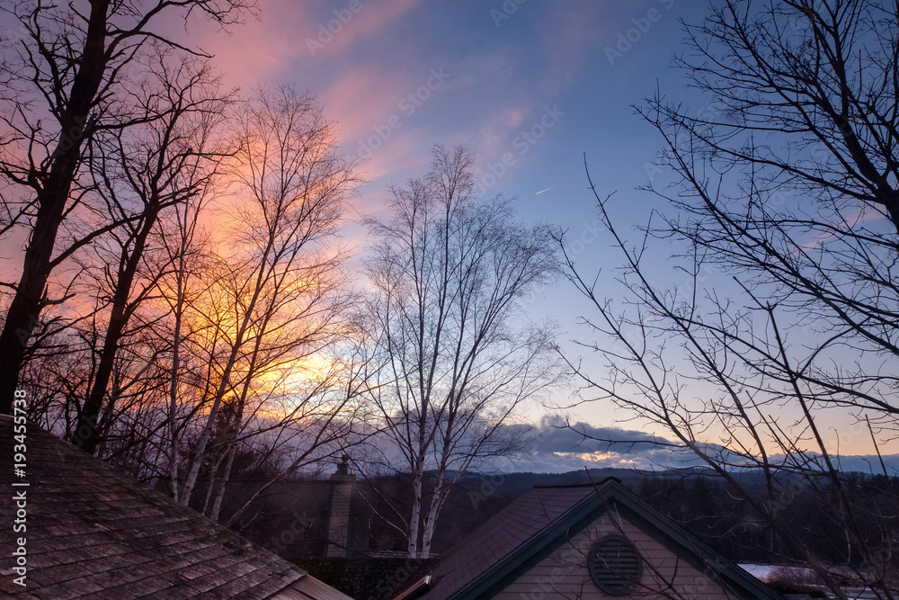 Obraz premium Flaming Sunrise