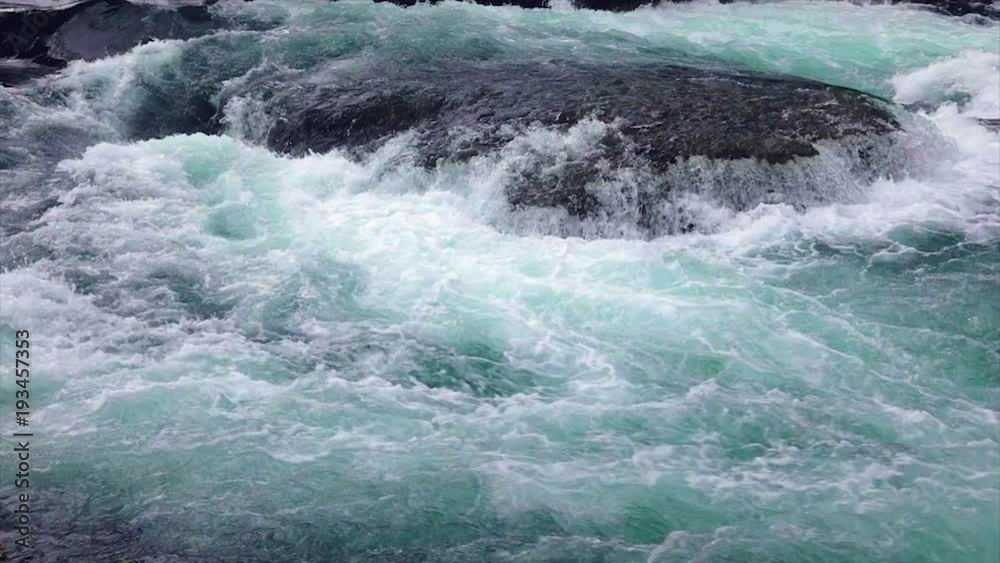 Mountain river water with slow motion closeup Mountain river water with slow motion closeup