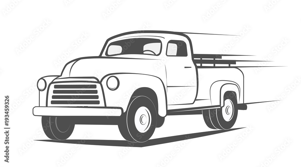 Vintage truck pickup