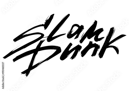 Basketball slam dunk