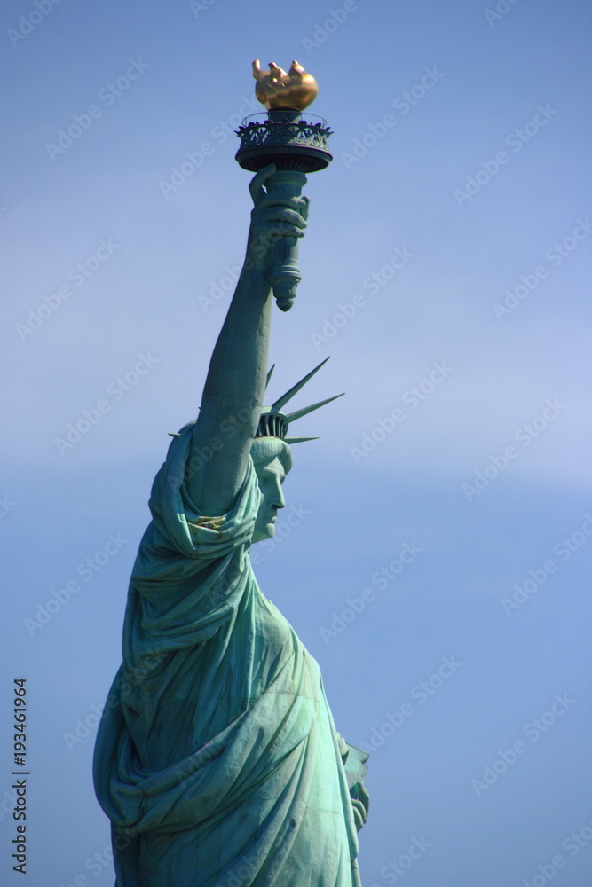 Fototapeta premium Statue of Liberty side view