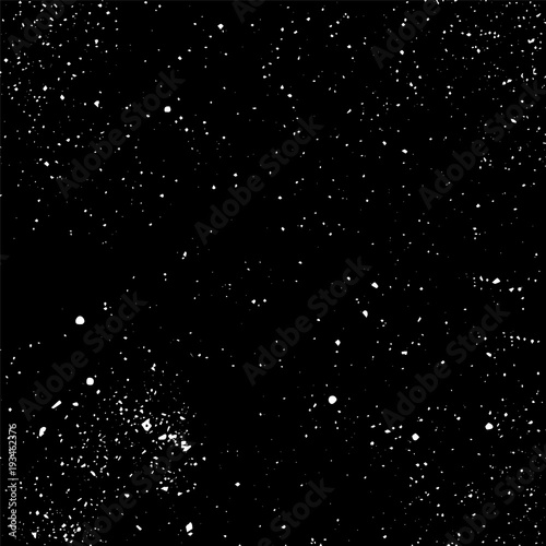Black seamless texture with abstract white chaotic spots. Repeating background with scratches and dots. Can be used as wallpaper, desktop, wrapping, fabric or background for your blog, covers, other.