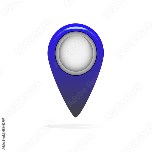 Free Download the label on the map icon - GFXLoad