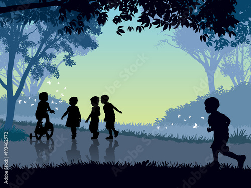 Happy childhood time