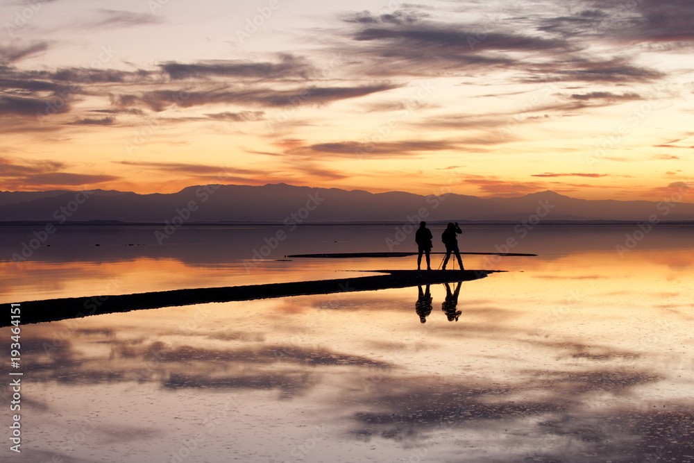Fototapeta premium Sunset Salton Sea