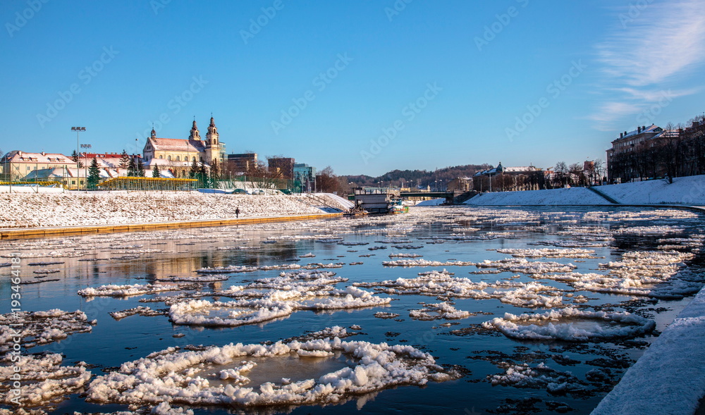 River Neris in Winter