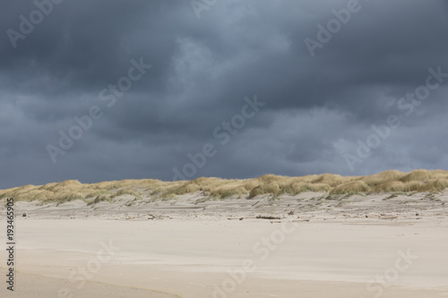 Storm clouds over the dunes