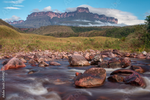 View from Uruyen to Auyantepui, Canaima - Venezuela