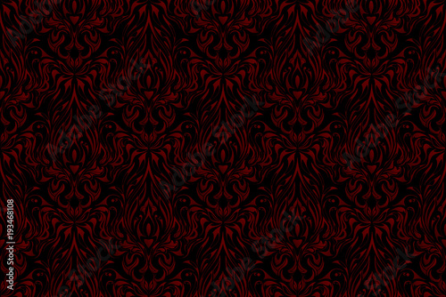 red abstract pattern.
