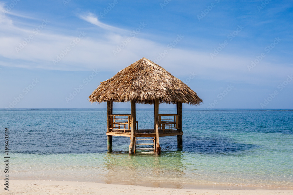 Fotografie Gazebo on Jamaica Beach