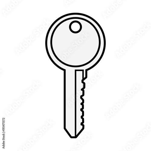 Key door isolated icon vector illustration graphic design