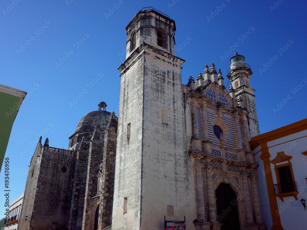 The Ex Templo De San Jose in the walled city of Campeche in Mexico