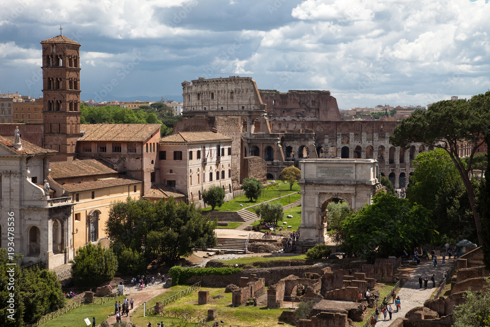 Forum romanum, Rome, Italy