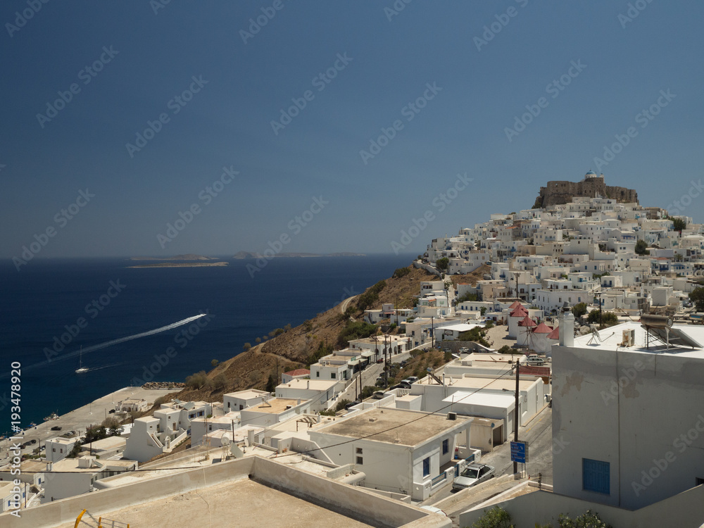 Panoramic view of Astypalaia