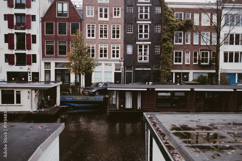 amsterdam canal homes and houseboats