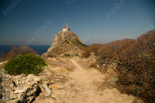 Lighthouse Palagruza, Island, Croatia.